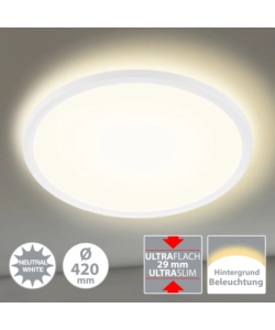 PLAFONIERA LED CON RETROILLUMINAZIONE Ø 42CM, 3000 LM